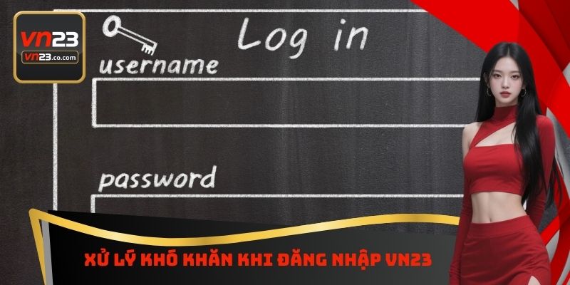 Xử lý khó khăn khi đăng nhập VN23